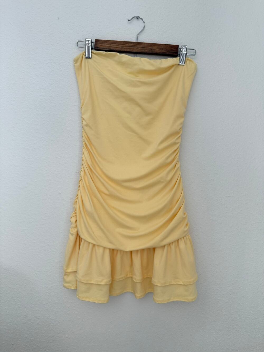 NWT Windsor Y2K Strapless Dropwaist Mini Dress Size Large